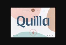 Quilla Font Poster 1