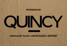 Quincy Font Poster 1