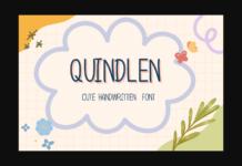 Quindlen Font Poster 1