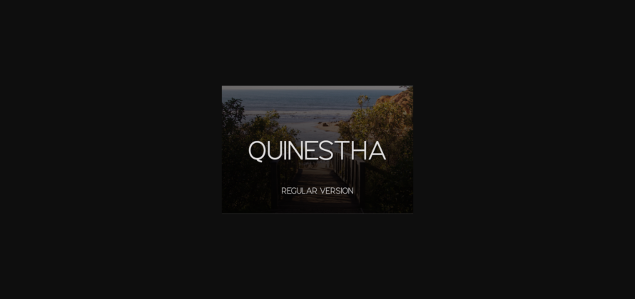 Quinestha Font Poster 3