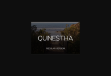 Quinestha Font Poster 1