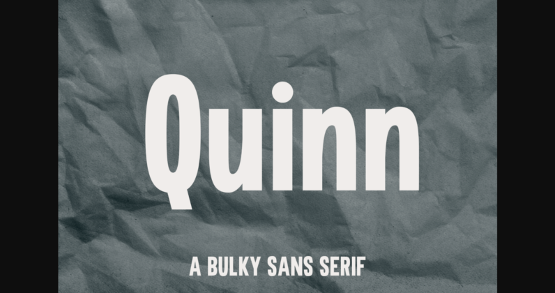 Quinn Font Poster 1