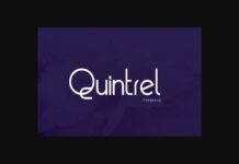 Quintrel Font Poster 1