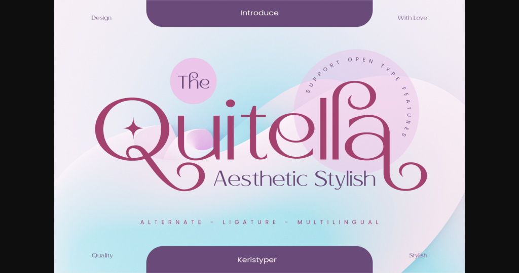 Quitella Font Poster 1