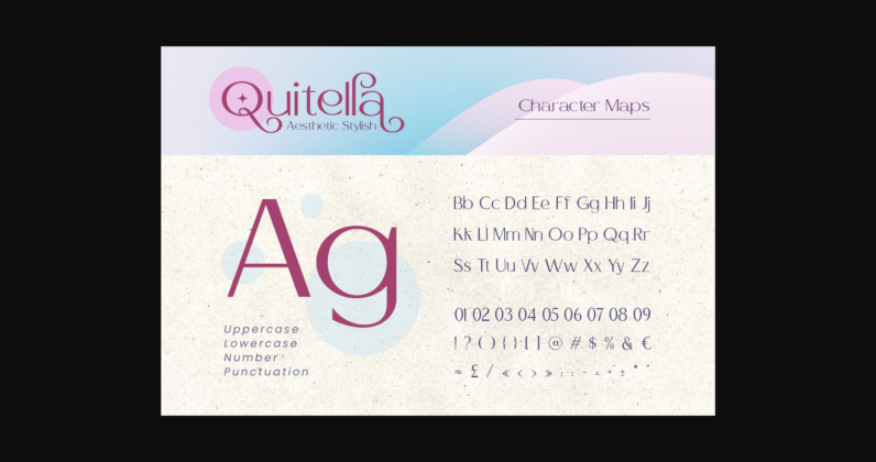 Quitella Font Poster 4