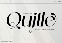 Quitle Font Poster 1