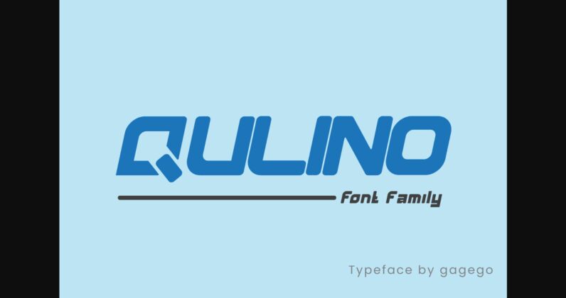 Qulino Font Poster 3