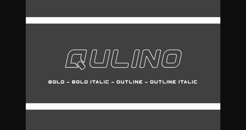 Qulino Font Poster 5