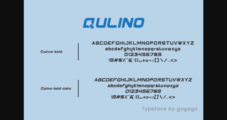 Qulino Font Poster 4