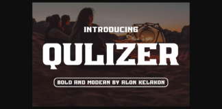 Qulizer Font Poster 1