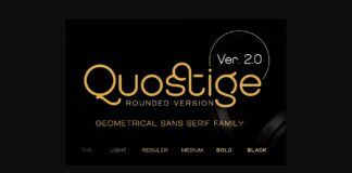 Quostige Font Poster 1