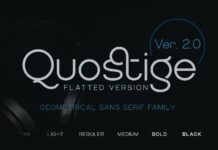 Quostige Font Poster 1