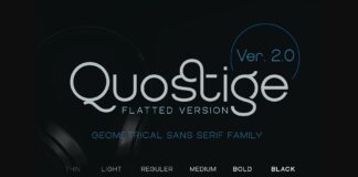 Quostige Font Poster 1