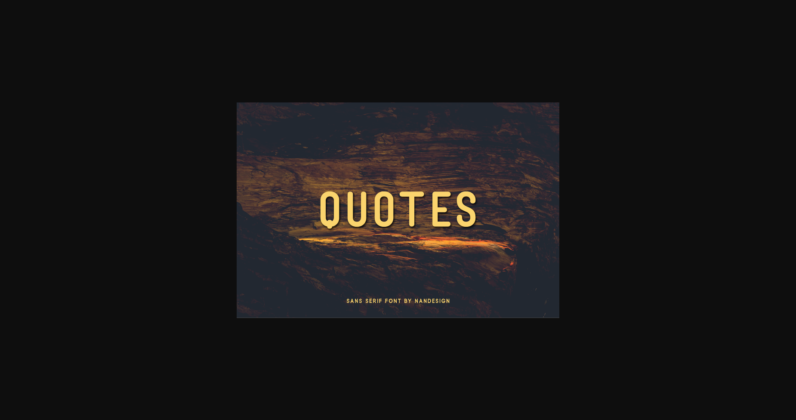 Quotes Font Poster 3