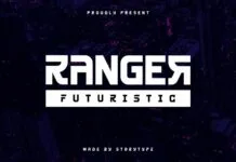 Ranger Font Poster 1