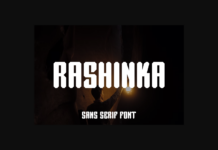 Rashinka Font Poster 1