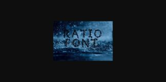 Ratio Font Poster 1