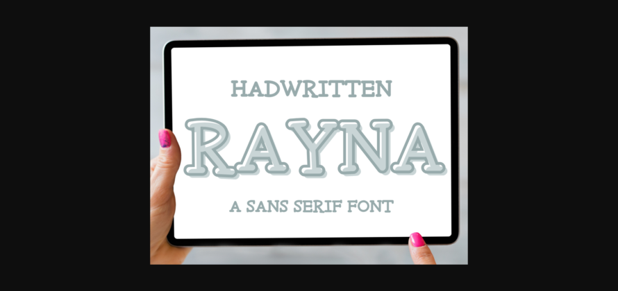 Rayna Font Poster 3