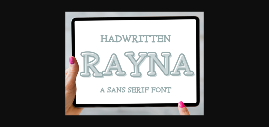 Rayna Font Poster 1