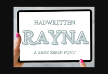 Rayna Font Poster 1