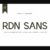 Rdn Sans Font