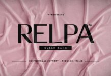 Relpa Font Poster 1