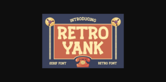 Retro Yank Font Poster 1