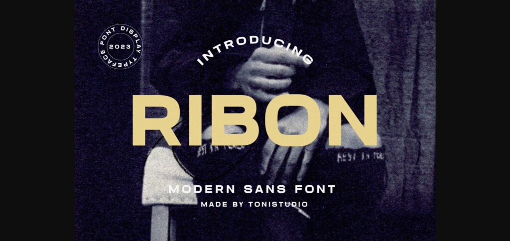 Ribon Font Poster 3
