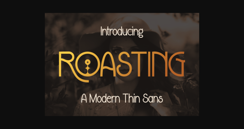 Roasting Font Poster 1