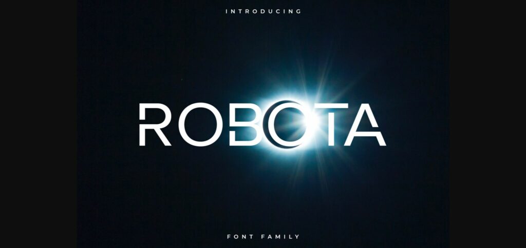 Robota Font Poster 3