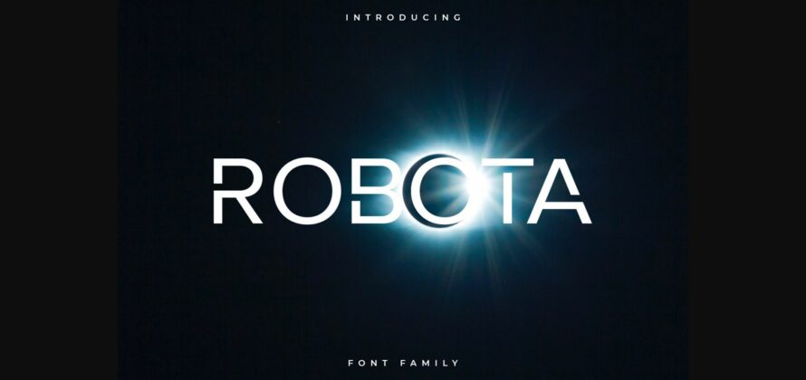 Robota Font Poster 3