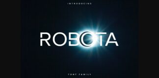 Robota Font Poster 1