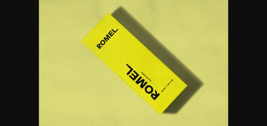 Romel Font Poster 4