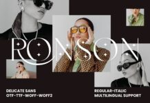 Ronson Font Poster 1