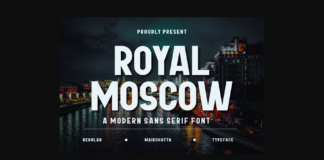 Royal Moscow Font Poster 1