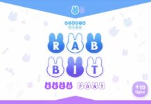 Rabbit Font Poster 1