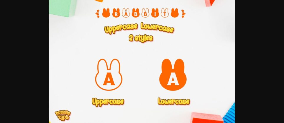 Rabbit Font Poster 4