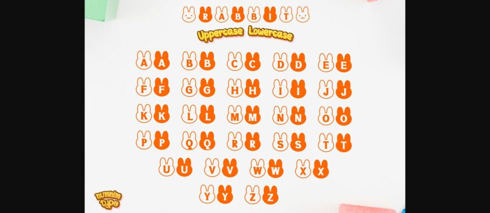 Rabbit Font Poster 11