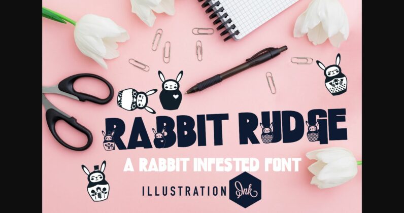 Rabbit Rudge Font Poster 3