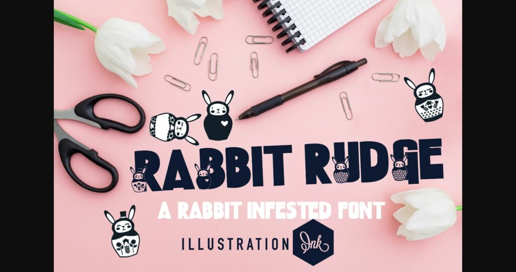 Rabbit Rudge Font Poster 1