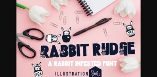 Rabbit Rudge Font Poster 1