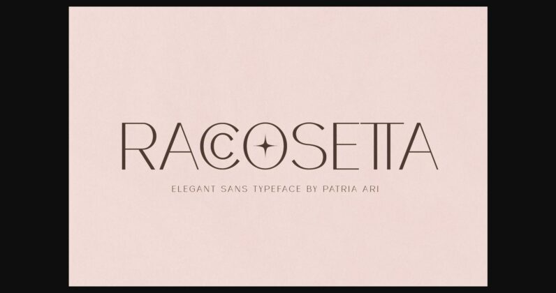 Raccosetta Font Poster 3