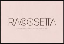 Raccosetta Font Poster 1