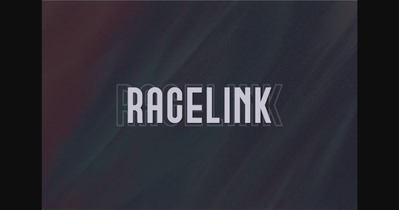 Racelink Font Poster 3