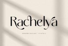 Rachelya Font Poster 1