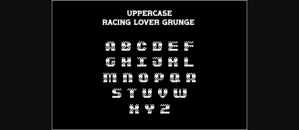 Racing Lover Font Poster 7
