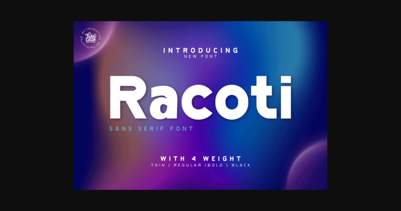 Racoti Font Poster 3