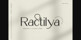 Ractilya Font Poster 1