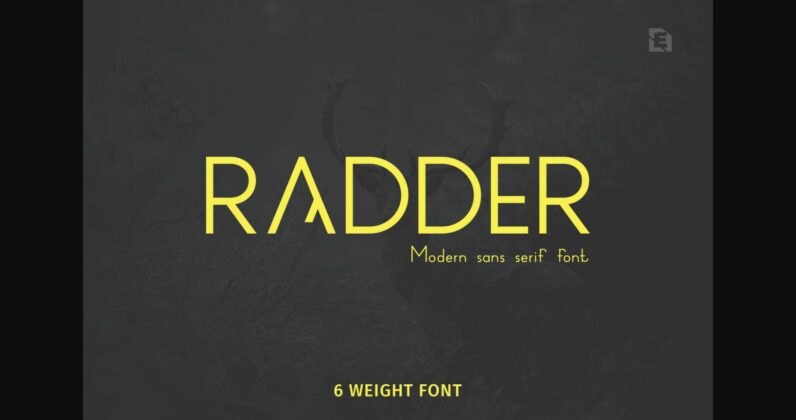 Radder Font Poster 3