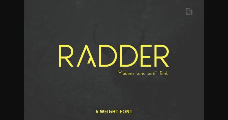 Radder Font Poster 3